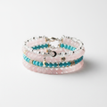 Crystal Stackable Bracelets Set