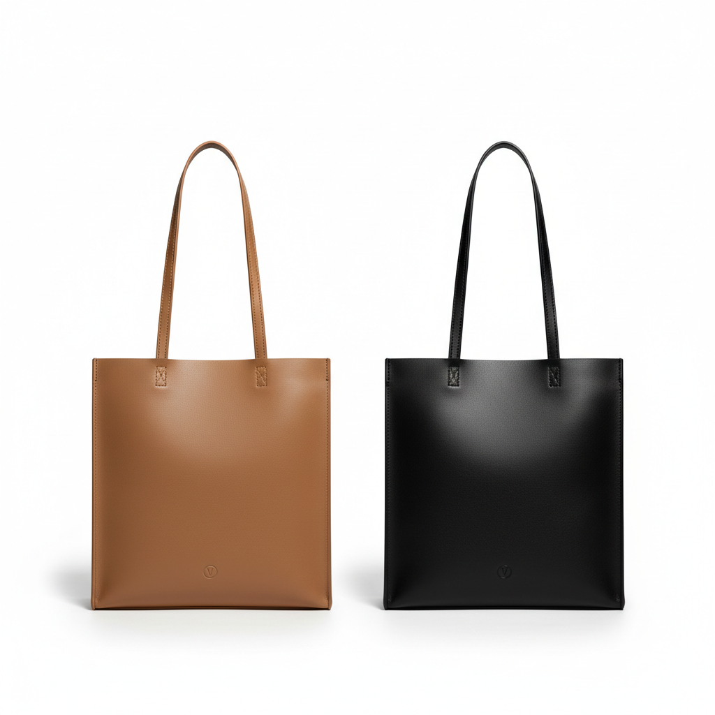 Minimalist Leather Tote Bag
