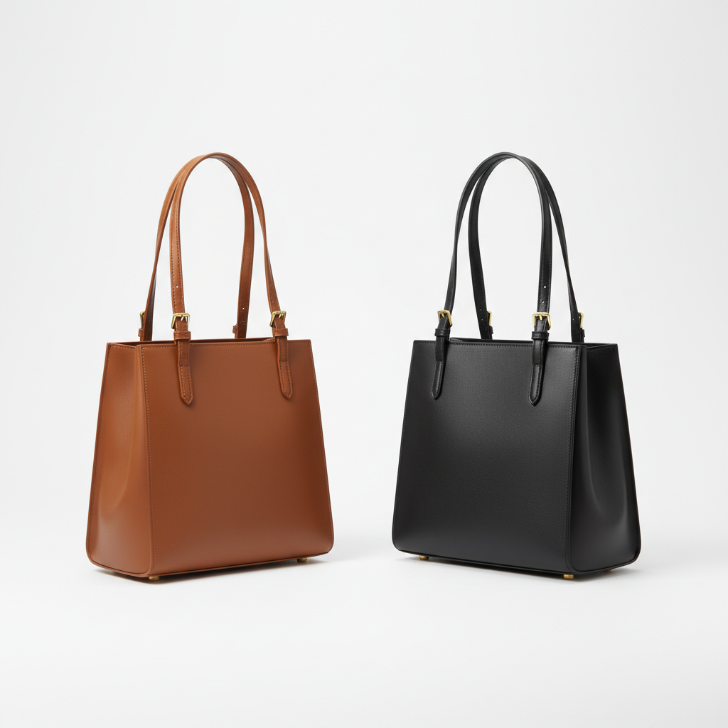 Minimalist Leather Tote Bag